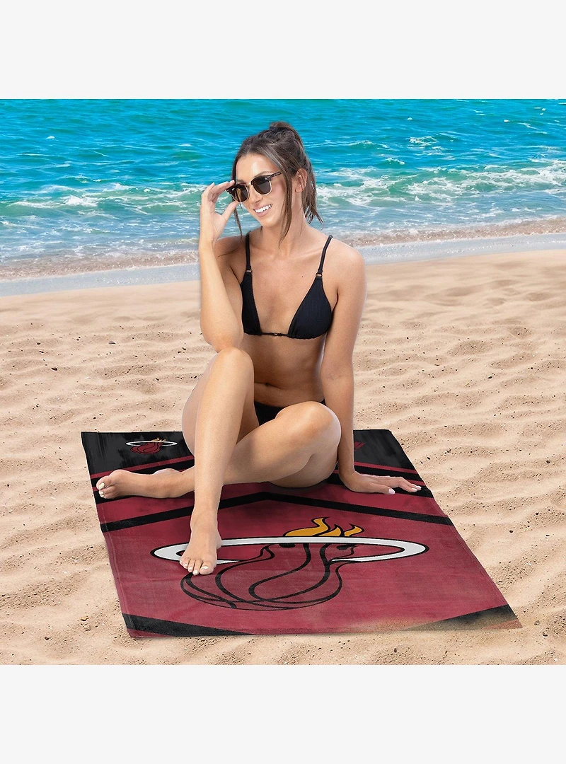 NBA Miami Heat Shatter Microfiber Beach Towel