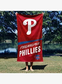 MLB Philadelphia Phillies Stretch Microfiber Beach Towel