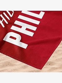 MLB Philadelphia Phillies Stretch Microfiber Beach Towel