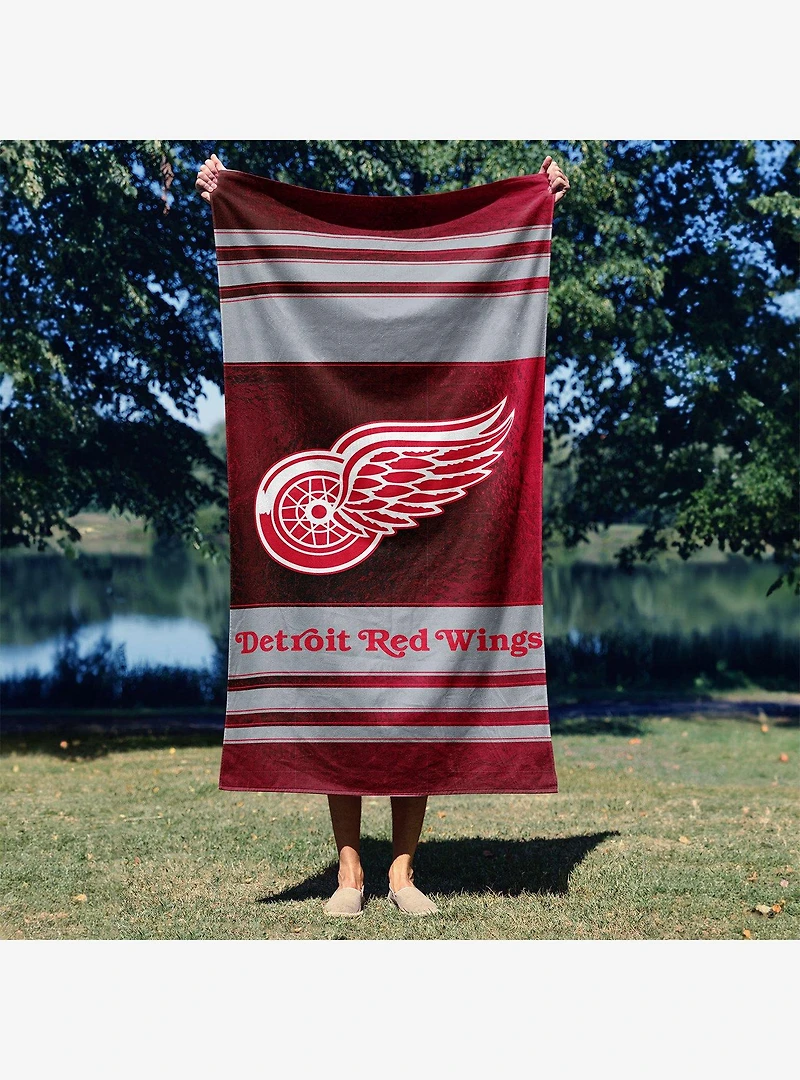 NHL Detroit Red Wings Mirage Microfiber Beach Towel