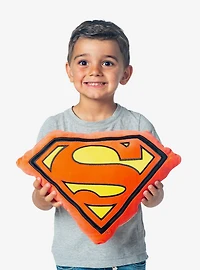 DC Comics Superman Classic Superman Logo Knife Edge Cloud Pillow