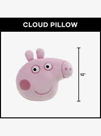 Peppa Pig Peppa Smiles Knife Edge Cloud Pillow