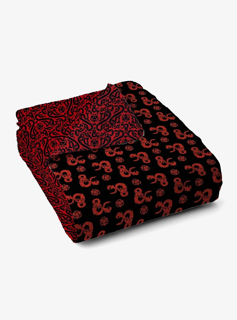 Dungeons & Dragons Heed The Call Twin Quilted Blanket