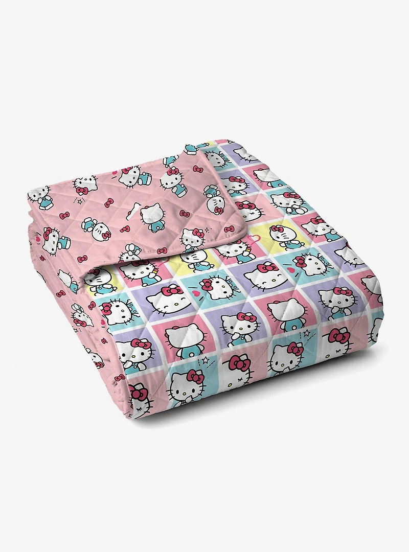 Hello Kitty Sweet As Can Be Full/Queen Quilted Blanket
