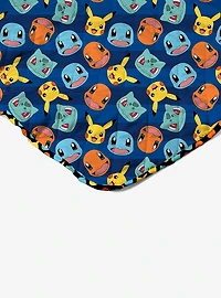 Pokémon Striped Favorites Full/Queen Quilted Blanket