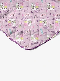 Peppa Pig Peppa Fairgrounds Quilted Throw Blanket