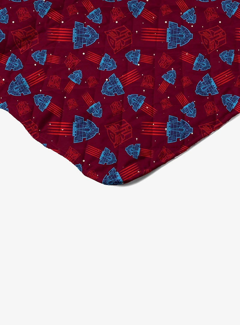 Transformers Autobots Versus Decepticons Quilted Throw Blanket