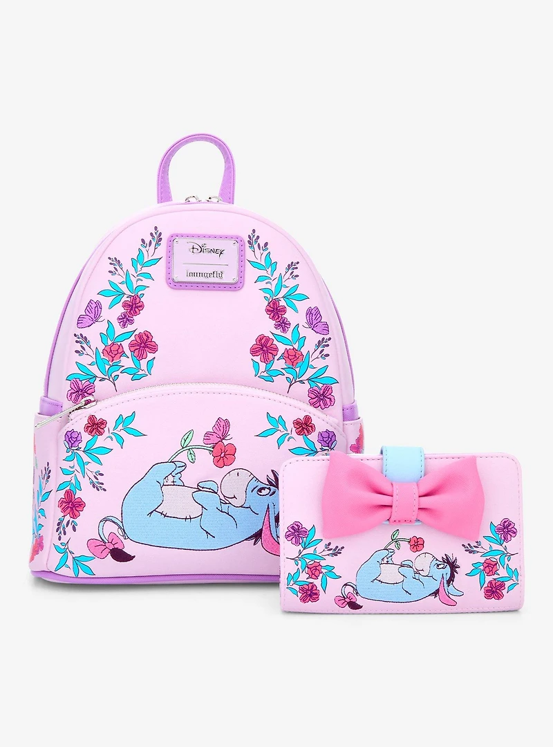 Loungefly Disney Winnie the Pooh Eeyore Floral Mini Backpack - BoxLunch Exclusive