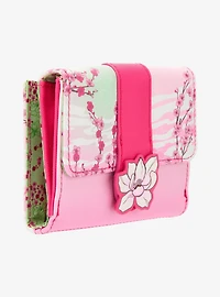 Loungefly Disney Mulan Cherry Blossom Illustrated Wallet- BoxLunch Exclusive