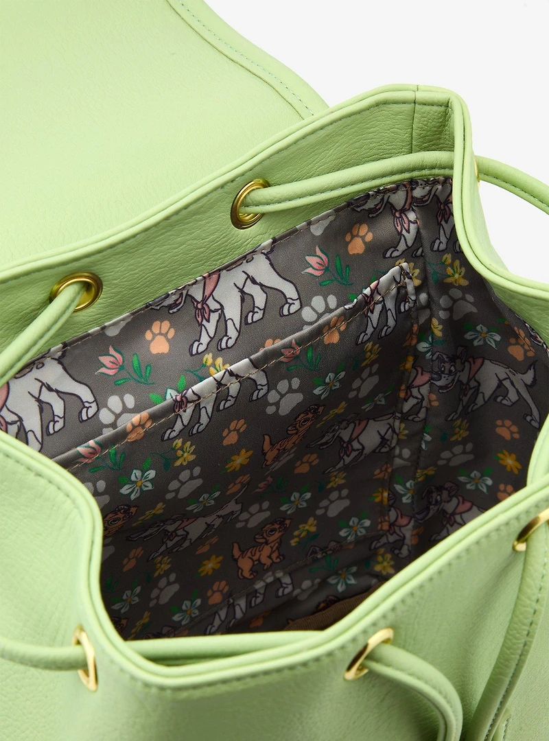 Loungefly Disney Oliver & Company Floral Drawstring Mini Backpack - BoxLunch Exclusive