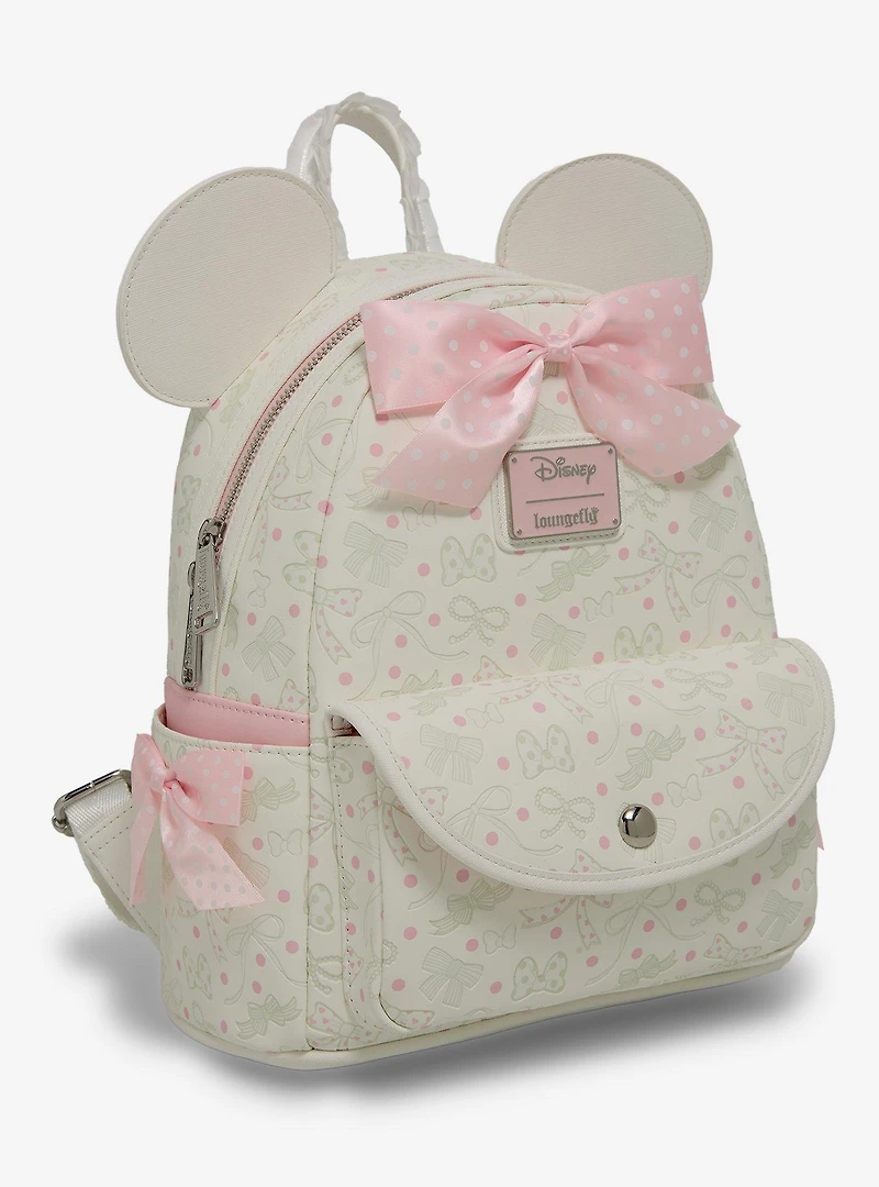 Loungefly Disney Minnie Mouse Bows & Ribbons Mini Backpack - BoxLunch Exclusive
