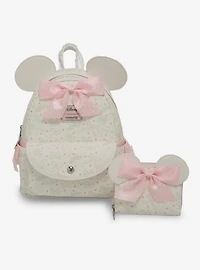 Loungefly Disney Minnie Mouse Ribbon Bows Zip Wallet - BoxLunch Exclusive