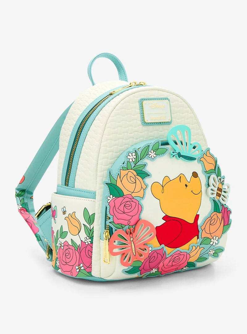 Loungefly Disney Winnie the Pooh Floral Mini Backpack - BoxLunch Exclusive