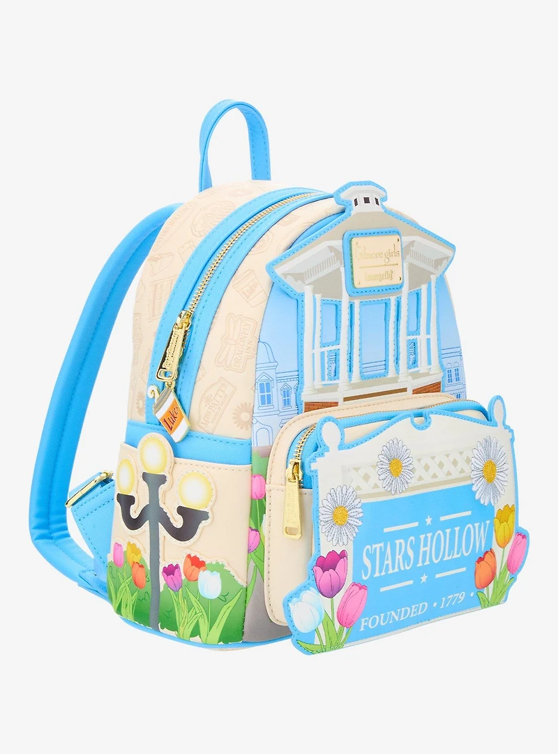 Loungefly Gilmore Girls Stars Hollow Town Sign Mini Backpack - BoxLunch Exclusive