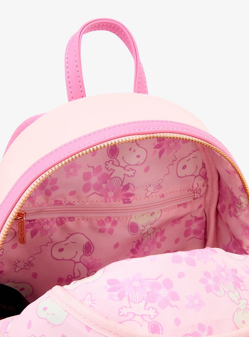 Loungefly Peanuts Cherry Blossom Snoopy Mini Backpack - BoxLunch Exclusive