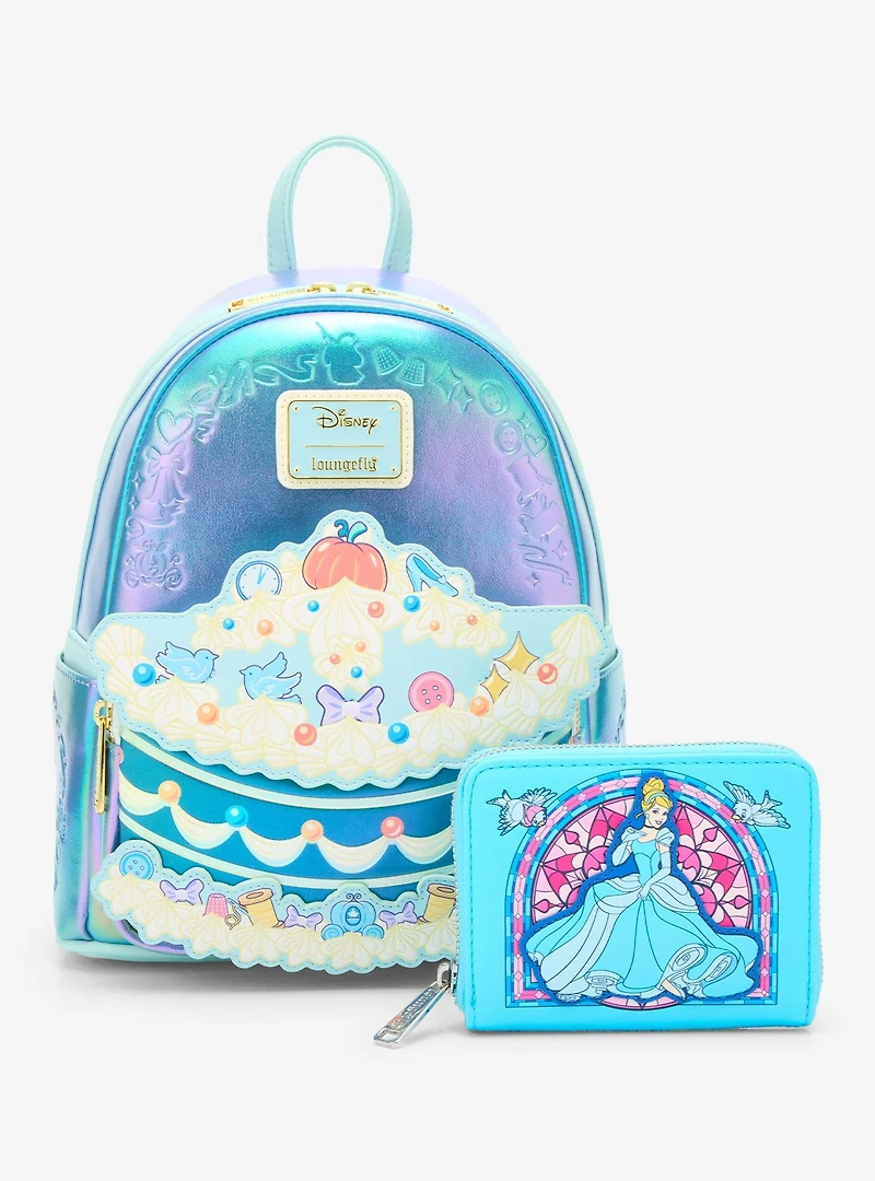 Loungefly Disney Cinderella Cake Iridescent Mini Backpack - BoxLunch Exclusive