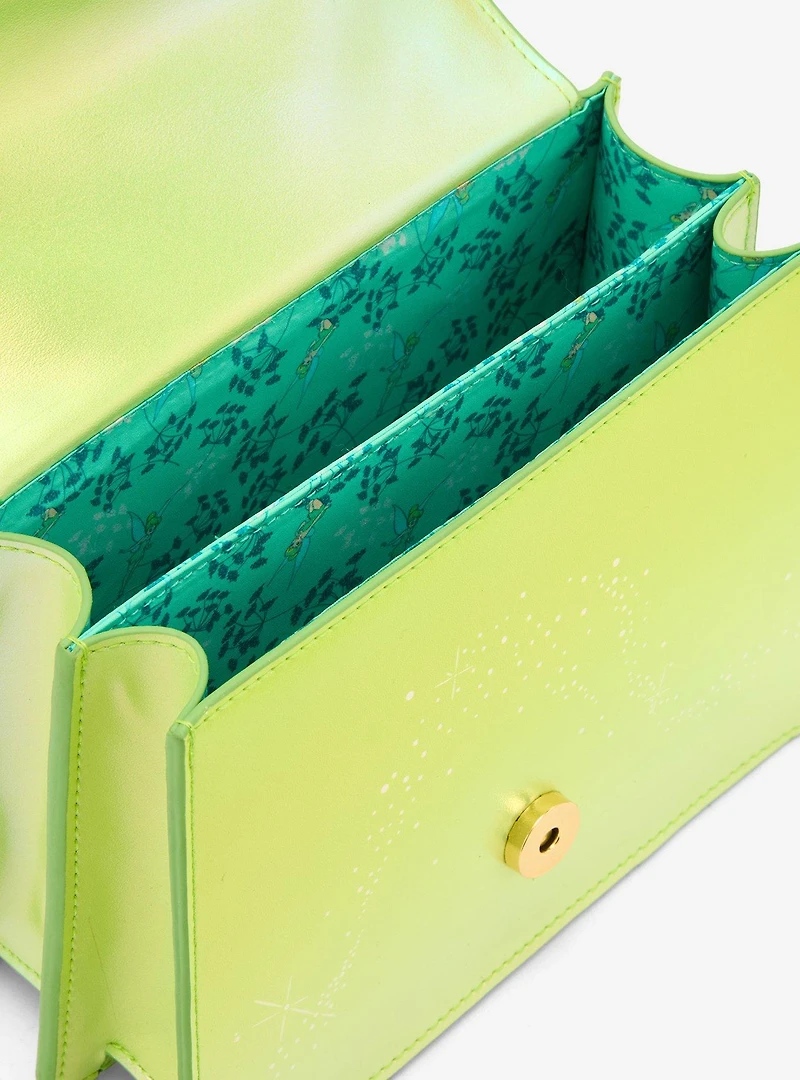 Loungefly Disney Peter Pan Tinker Bell Flower Iridescent Crossbody Bag — BoxLunch Exclusive
