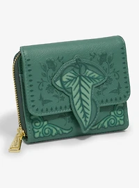Loungefly The Lord of the Rings Leaf of Lórien Zip Wallet - BoxLunch Exclusive
