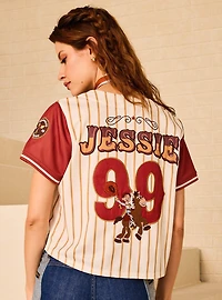 Disney Pixar Toy Story Jessie Women's Cropped Baseball Jersey - BoxLunch Exclusive