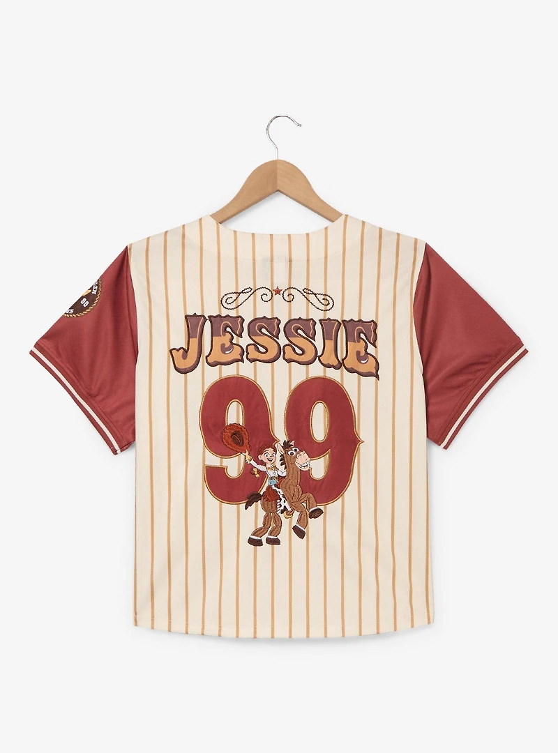 Disney Pixar Toy Story Jessie Women's Plus Cropped Baseball Jersey - BoxLunch Exclusive