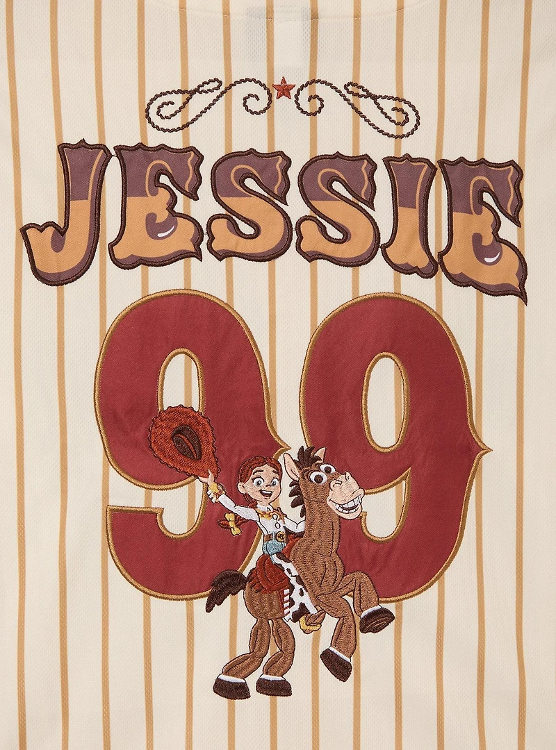 Disney Pixar Toy Story Jessie Women's Plus Cropped Baseball Jersey - BoxLunch Exclusive