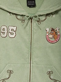 Disney Pixar Toy Story Woody & Bullseye Women's Cropped Zippered Hoodie - BoxLunch Exclusive