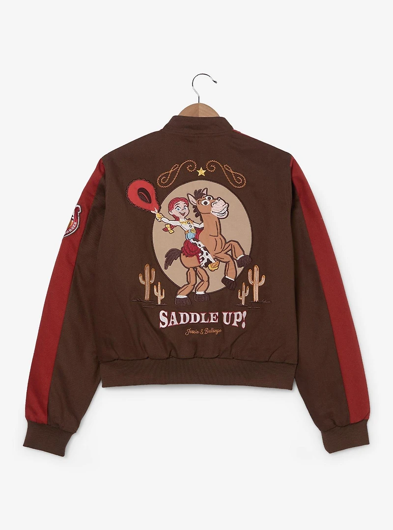 Disney Pixar Toy Story Jessie Women's Cropped Racing Jacket - BoxLunch Exclusive