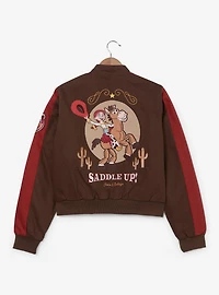 Disney Pixar Toy Story Jessie Women's Cropped Racing Jacket - BoxLunch Exclusive