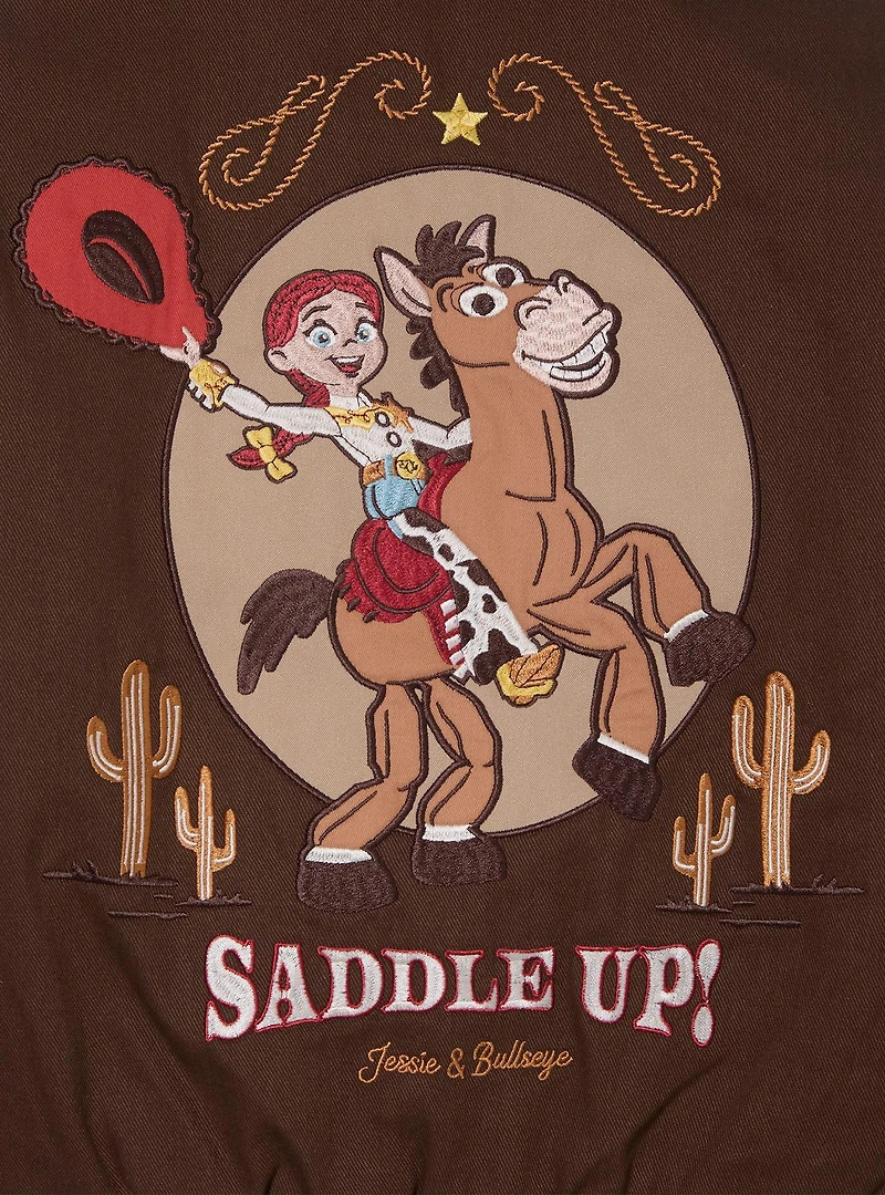 Disney Pixar Toy Story Jessie Women's Cropped Racing Jacket - BoxLunch Exclusive