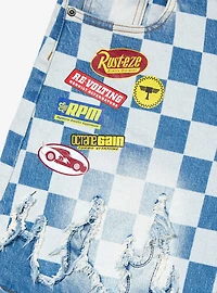Disney Pixar Cars Checkered Women's Plus Shorts — BoxLunch Exclusive