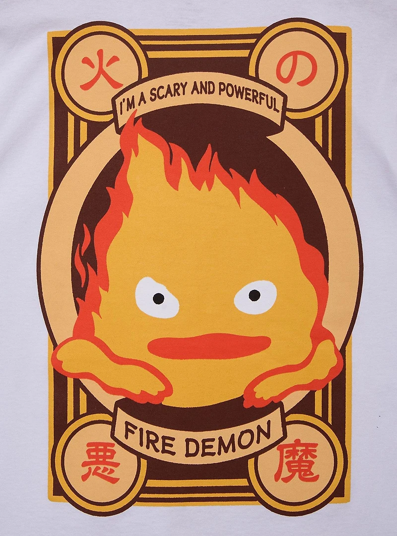 Studio Ghibli® Howl's Moving Castle Calcifer Portrait T-Shirt - BoxLunch Exclusive