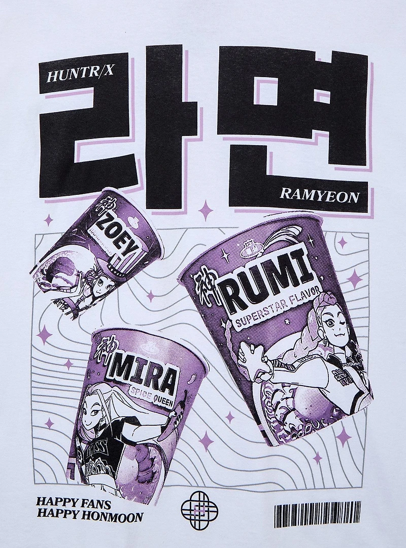 KPop Demon Hunters HUNTR/X Ramyeon Cups T-Shirt - BoxLunch Exclusive