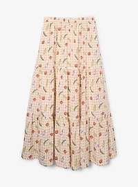 Studio Ghibli® My Neighbor Totoro Veggies Gingham Maxi Skirt — BoxLunch Exclusive