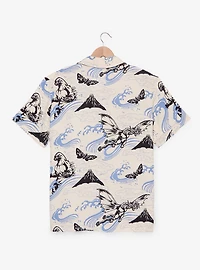 Godzilla Characters Allover Print Woven Button-Up - BoxLunch Exclusive