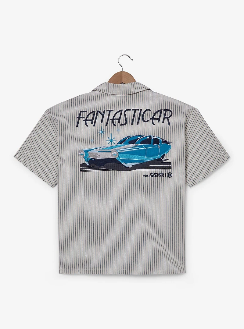 Marvel The Fantastic Four Fantasticar Woven Button-Up — BoxLunch Exclusive