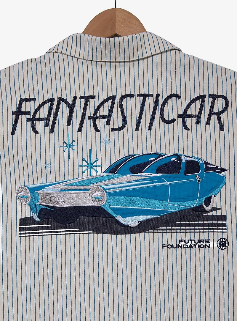 Marvel The Fantastic Four Fantasticar Woven Button-Up — BoxLunch Exclusive