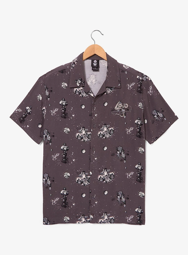 DC Comics Supergirl Lobo Allover Print Woven Button-Up - BoxLunch Exclusive
