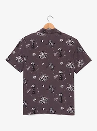DC Comics Supergirl Lobo Allover Print Woven Button-Up - BoxLunch Exclusive