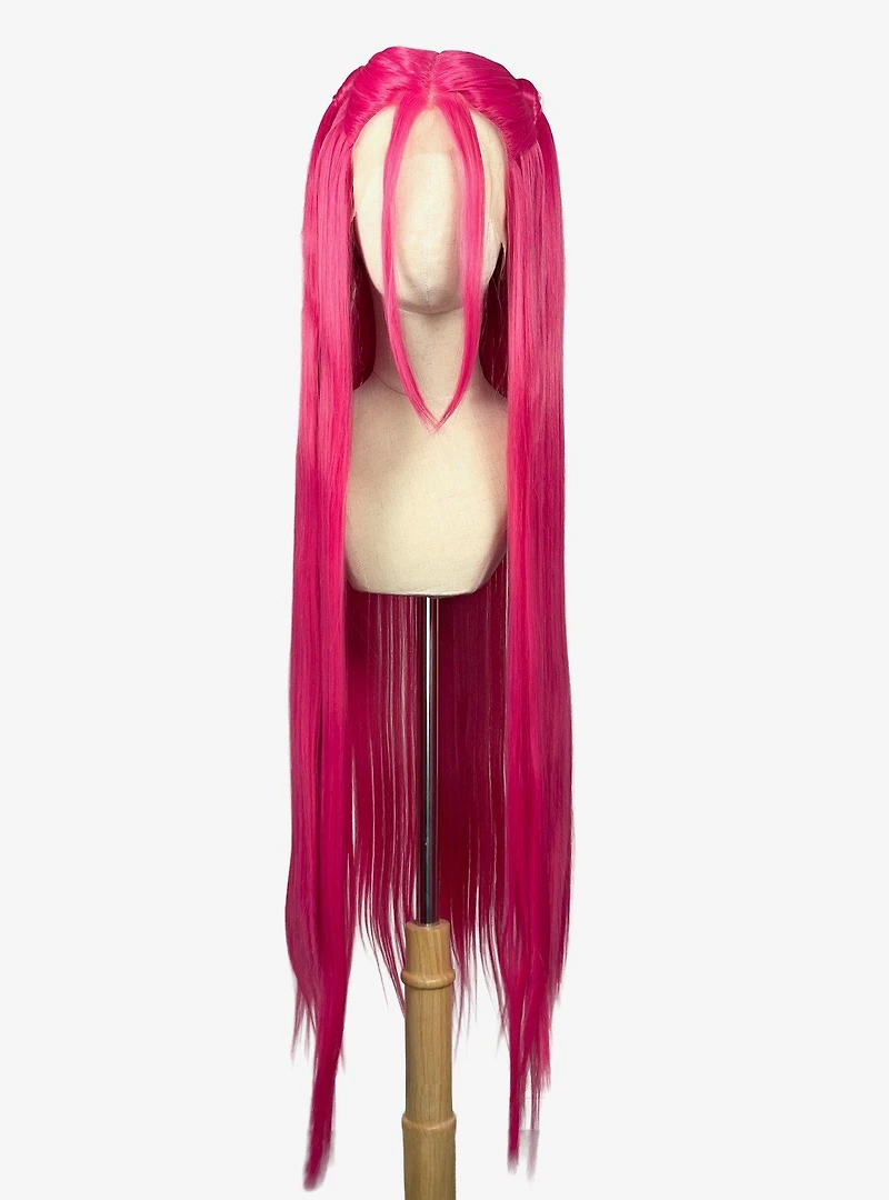 Pink Long Lace Front Wig