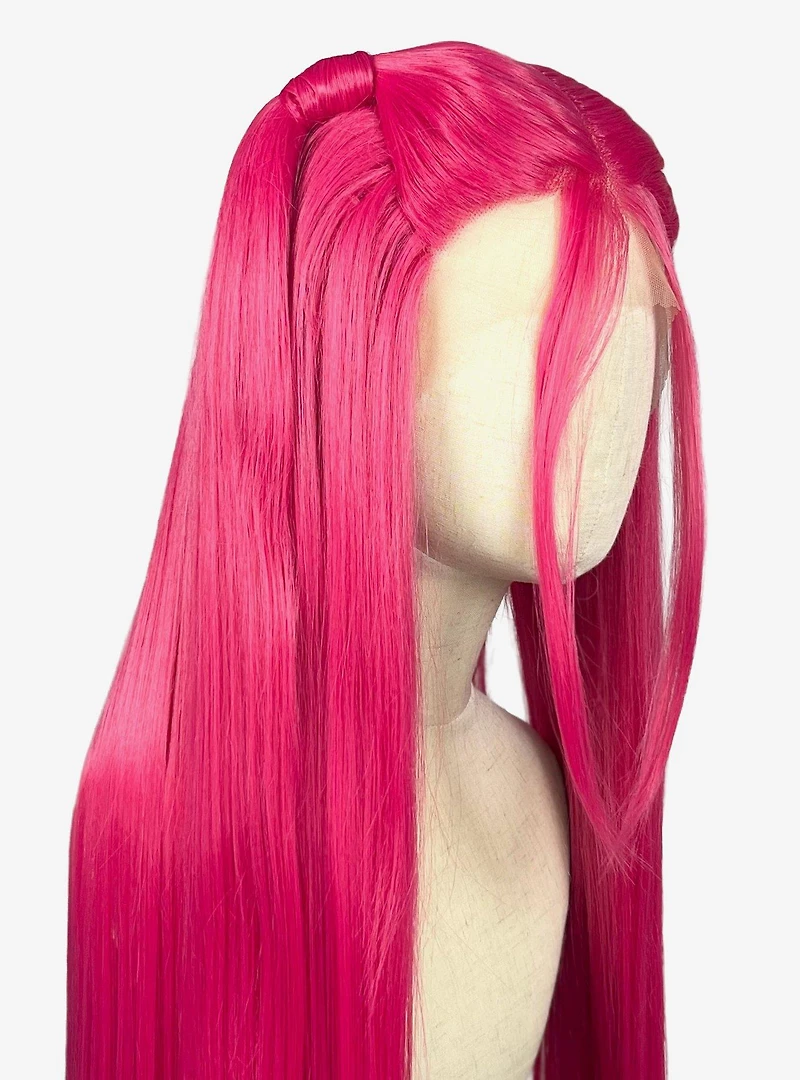 Pink Long Lace Front Wig
