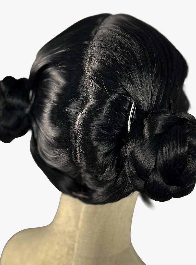 Black Wig with Bangs