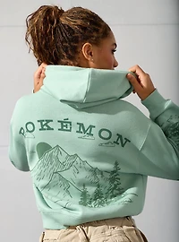 Pokémon Tonal Group Portrait Women's Cropped Hoodie - BoxLunch Exclusive
