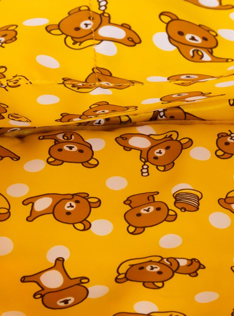 Whatever! Makes You Happy x Rilakkuma Head Padded Nylon Tote Bag