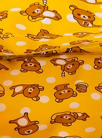 Whatever! Makes You Happy x Rilakkuma Head Padded Nylon Tote Bag