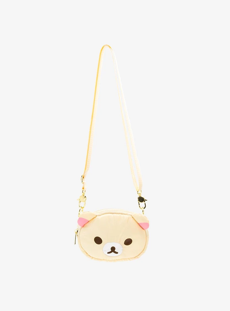Whatever! Makes You Happy x Rilakkuma Kirolakkuma Padded Nylon Mini Crossbody Bag