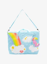 Whatever! Makes You Happy Care Bears Clouds Quilted Tote Bag