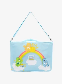 Whatever! Makes You Happy Care Bears Clouds Quilted Tote Bag