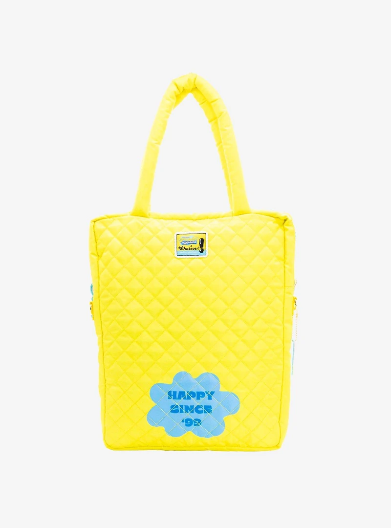 Whatever! Makes You Happy SpongeBob SquarePants Quilted Tote