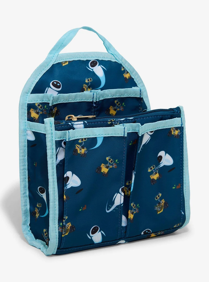 Disney Pixar WALL-E EVE & WALL-E Allover Print Mini Backpack Organizer - BoxLunch Exclusive