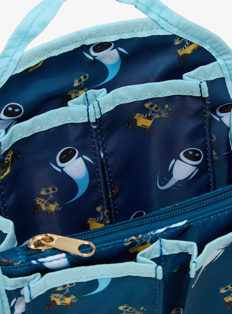 Disney Pixar WALL-E EVE & WALL-E Allover Print Mini Backpack Organizer - BoxLunch Exclusive